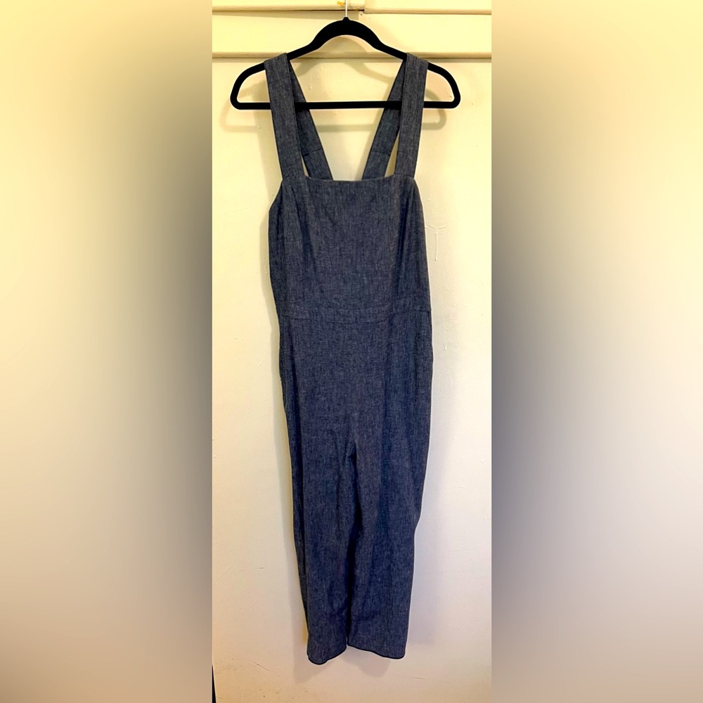 Banana Republic Blue Denim Jumpsuit